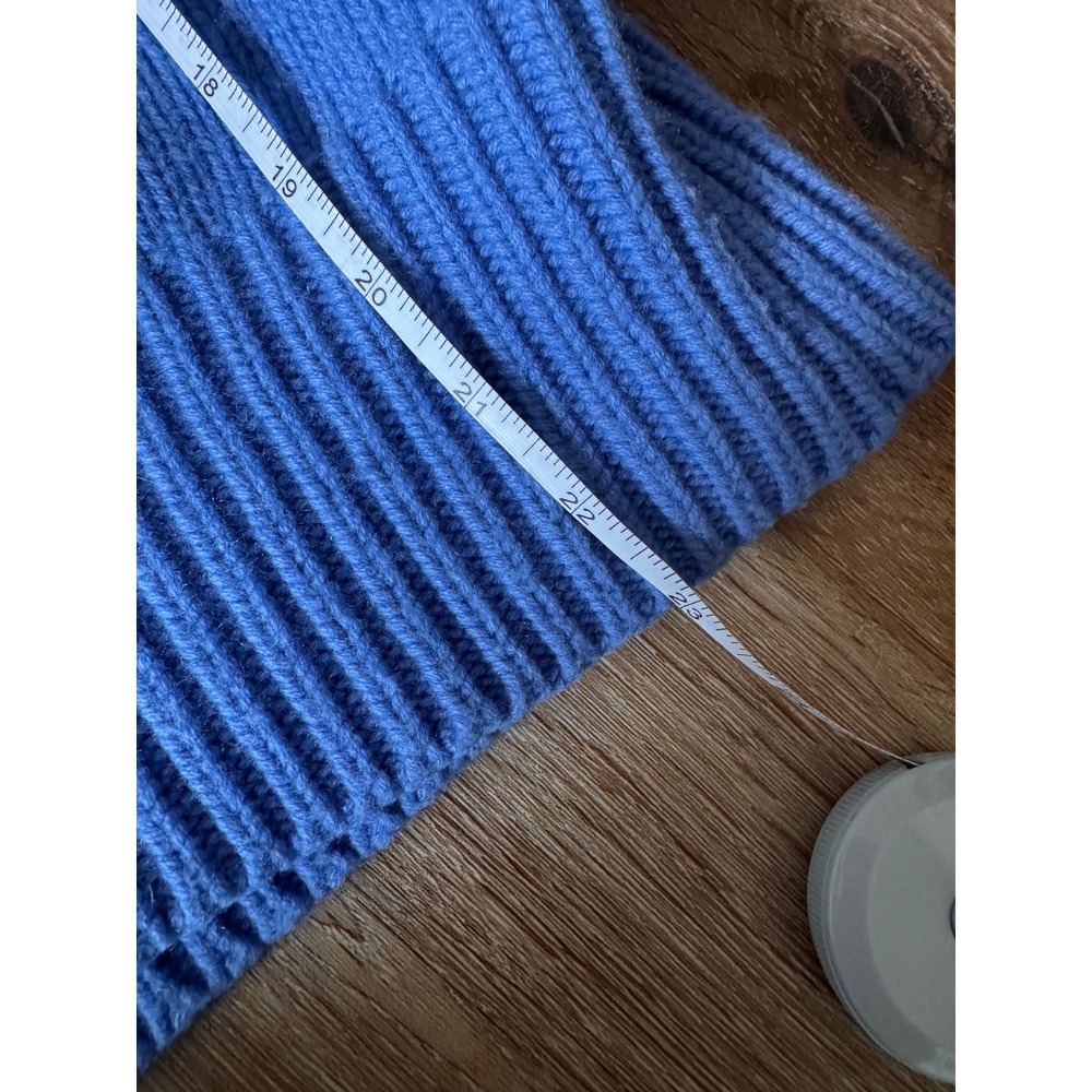 La Ligne Marin Sweater Blue Wool Cashmere Chunky Knit Crewneck Size XS - Picture 7 of 9